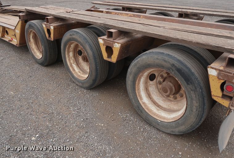 image for item DG4244 2001 Load King HDD503 lowboy equipment trailer