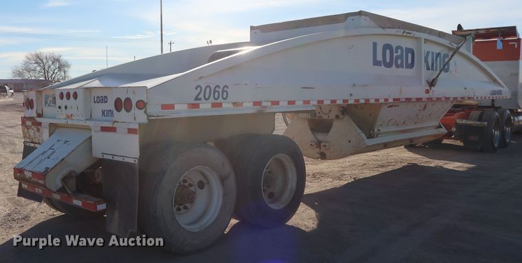 image for item DH0750 2008 Load King 2066-40-2 bottom dump trailer