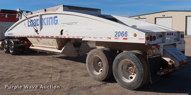 image for item DH0750 2008 Load King 2066-40-2 bottom dump trailer