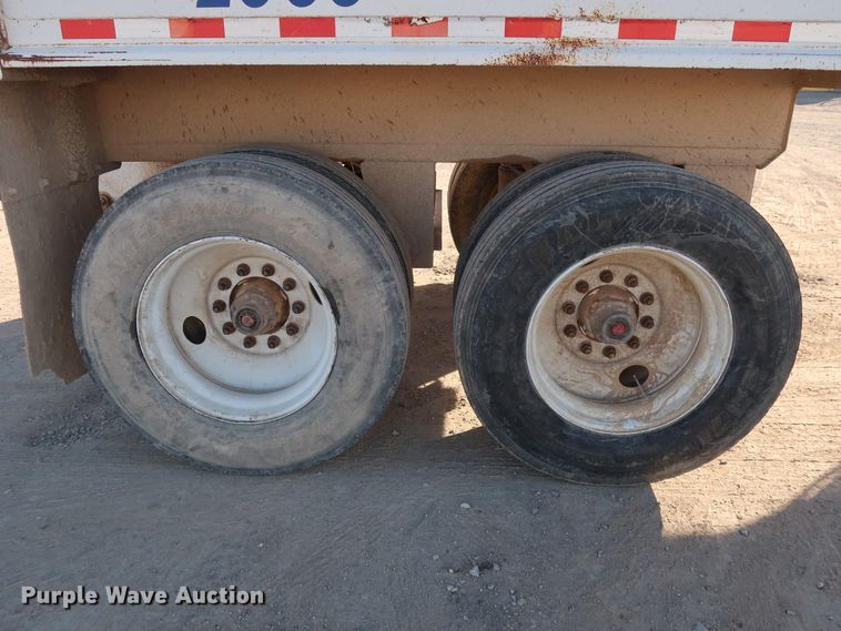image for item DH0750 2008 Load King 2066-40-2 bottom dump trailer