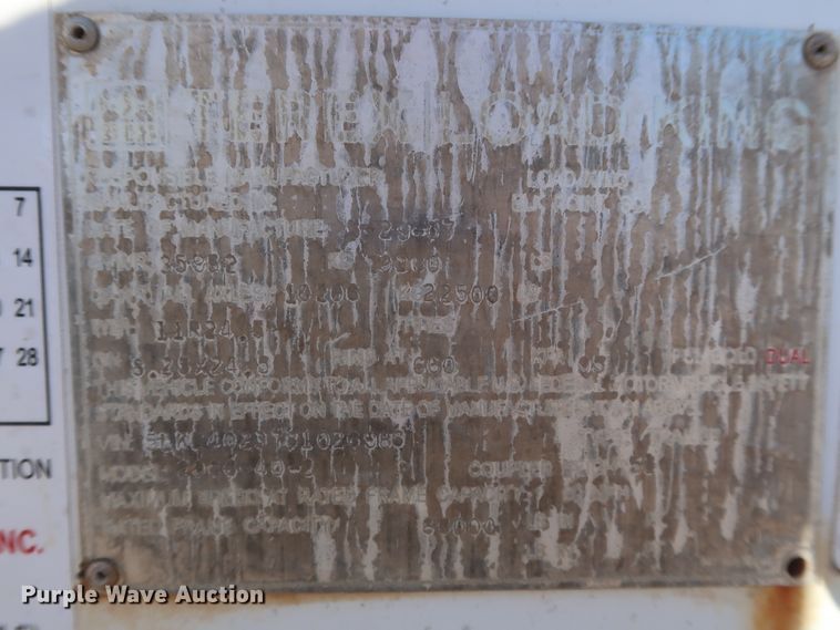 image for item DH0750 2008 Load King 2066-40-2 bottom dump trailer