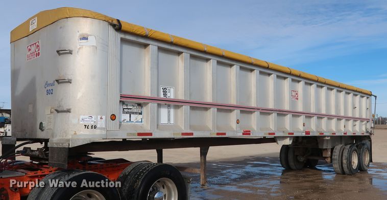 image for item DH0751 1998 R&A T-102 Ram end dump trailer