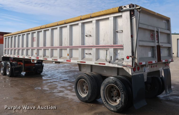 image for item DH0751 1998 R&A T-102 Ram end dump trailer