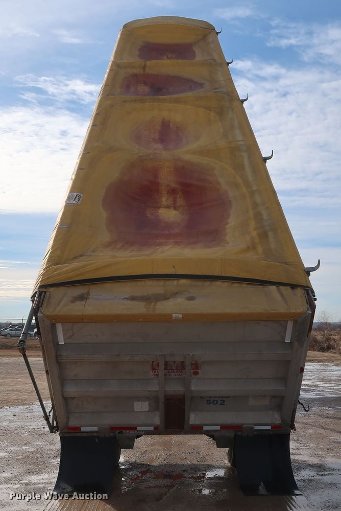 image for item DH0751 1998 R&A T-102 Ram end dump trailer