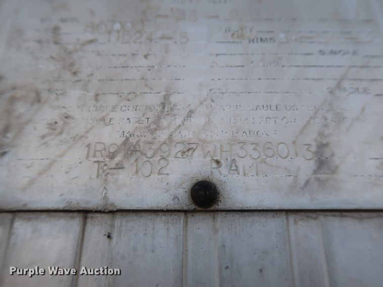 image for item DH0751 1998 R&A T-102 Ram end dump trailer