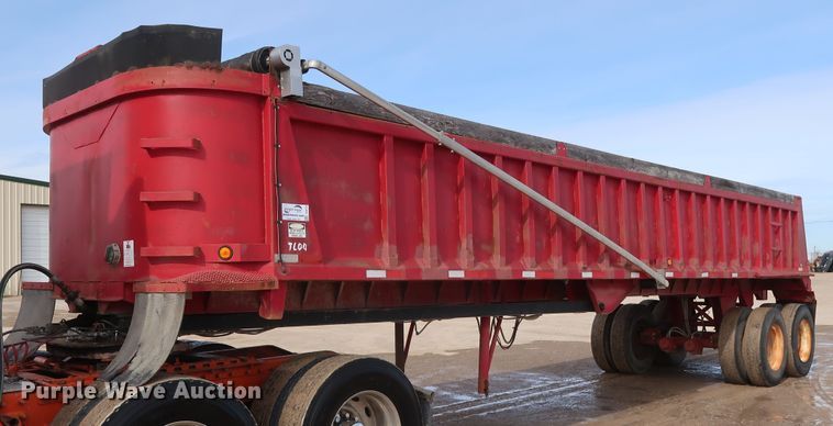 image for item DH0753 1988 Lufkin end dump trailer