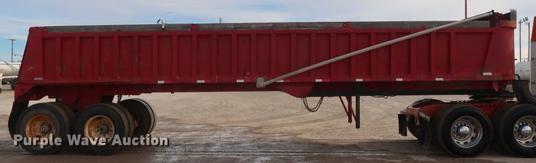 image for item DH0753 1988 Lufkin end dump trailer