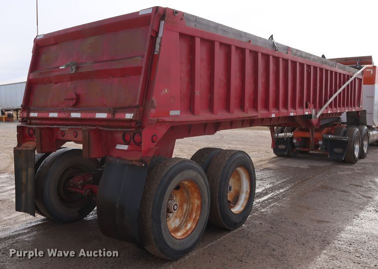 image for item DH0753 1988 Lufkin end dump trailer
