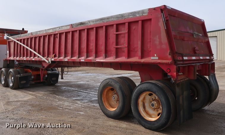 image for item DH0753 1988 Lufkin end dump trailer