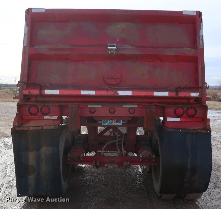 image for item DH0753 1988 Lufkin end dump trailer