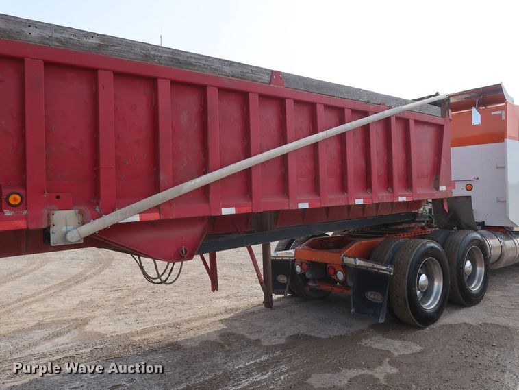 image for item DH0753 1988 Lufkin end dump trailer