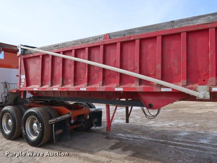 image for item DH0753 1988 Lufkin end dump trailer