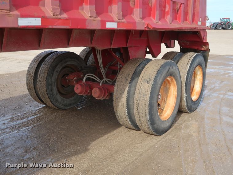 image for item DH0753 1988 Lufkin end dump trailer