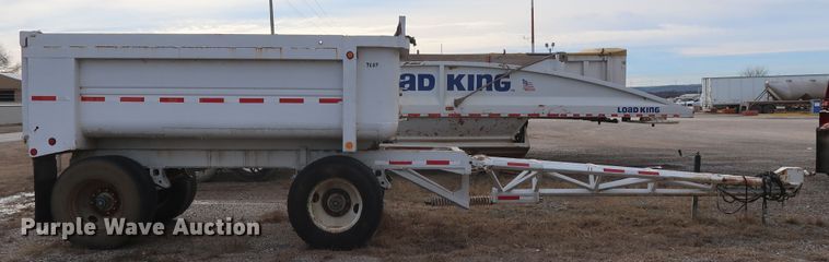 image for item DH0754 2005 shop built end dump pup trailer