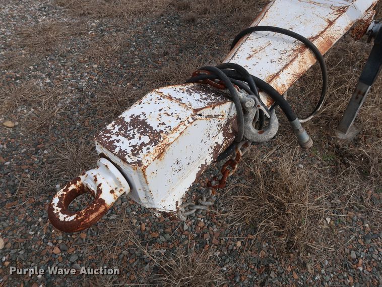 image for item DH0754 2005 shop built end dump pup trailer