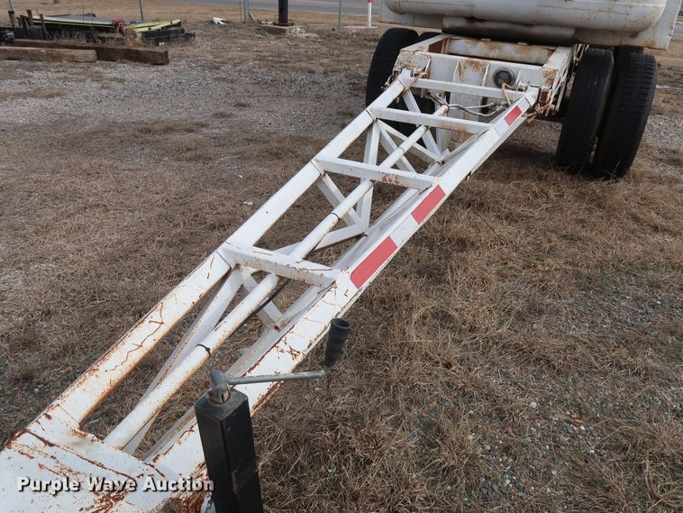 image for item DH0754 2005 shop built end dump pup trailer