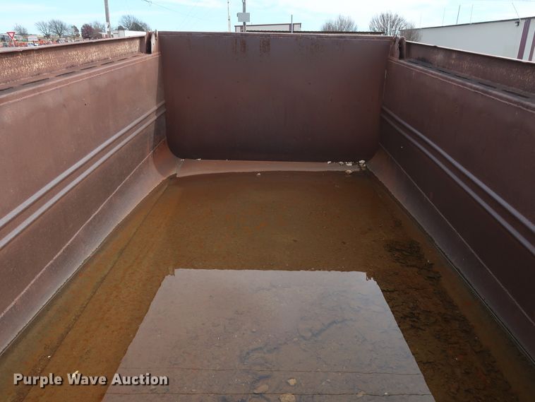 image for item DH0754 2005 shop built end dump pup trailer