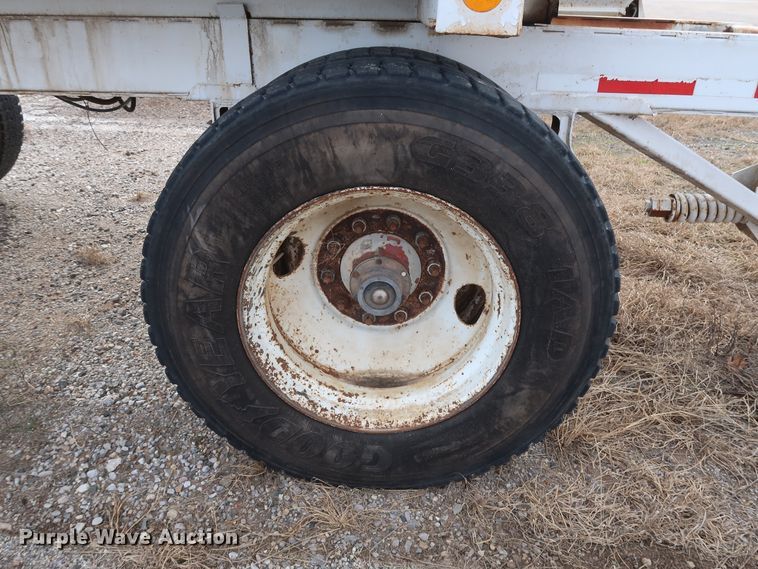 image for item DH0754 2005 shop built end dump pup trailer