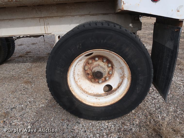 image for item DH0754 2005 shop built end dump pup trailer