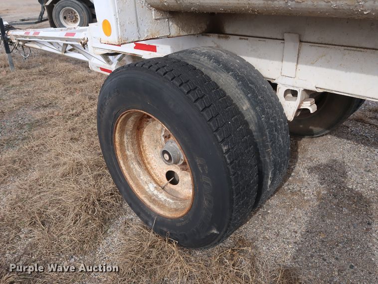 image for item DH0754 2005 shop built end dump pup trailer