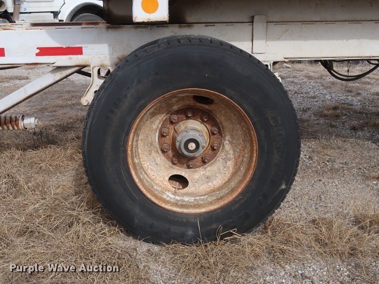 image for item DH0754 2005 shop built end dump pup trailer