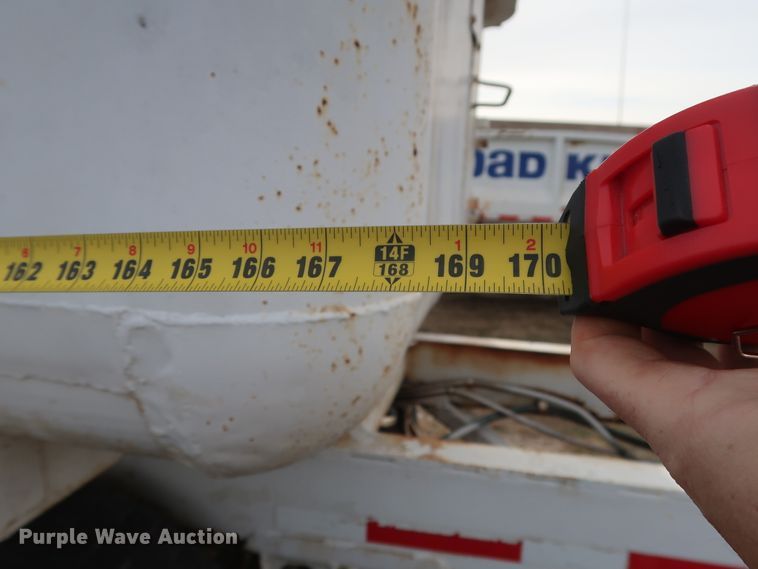 image for item DH0754 2005 shop built end dump pup trailer