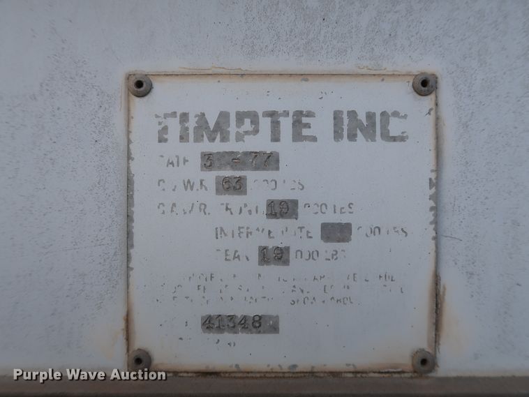 image for item DH0759 1977 Timpte Super Seal dry van trailer