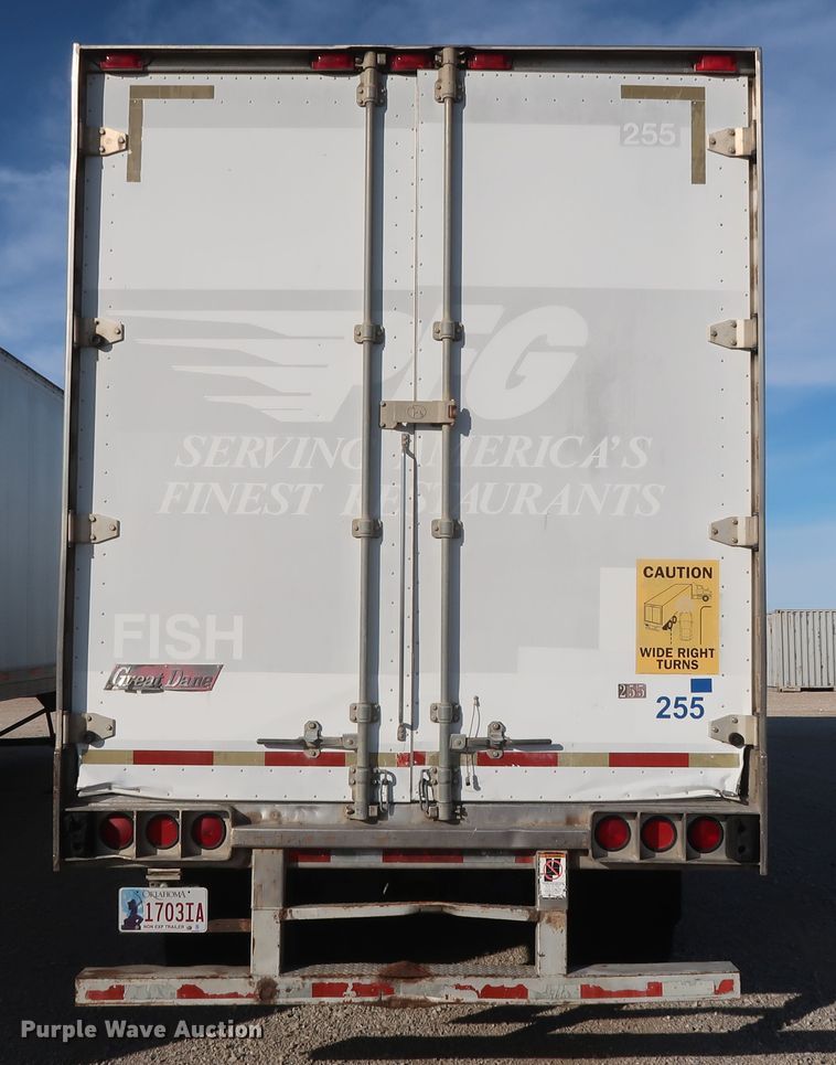 image for item DH0776 1998 Great Dane refrigerated van trailer