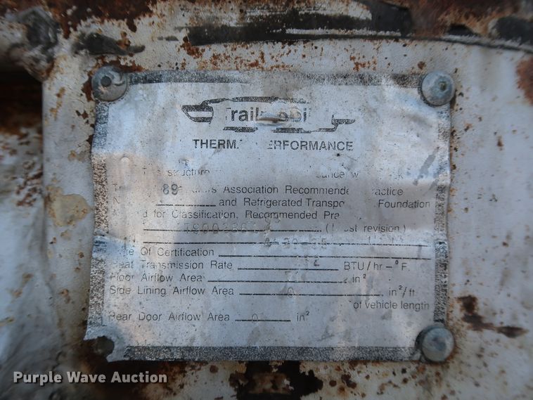 image for item DH0780 1996 Trailmobile 01AN-1UAL refrigerated van trailer