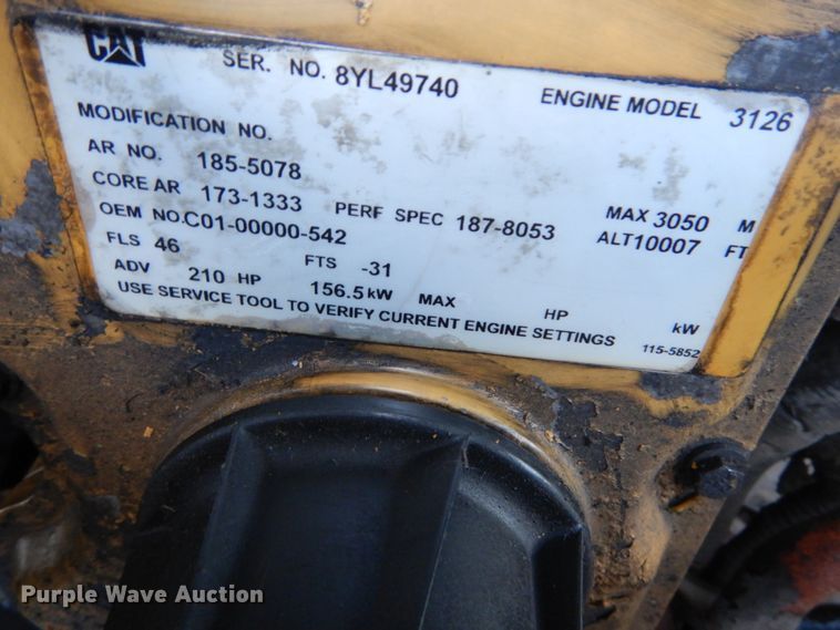 image for item DH2245 2000 Sterling L-Line truck cab and chassis