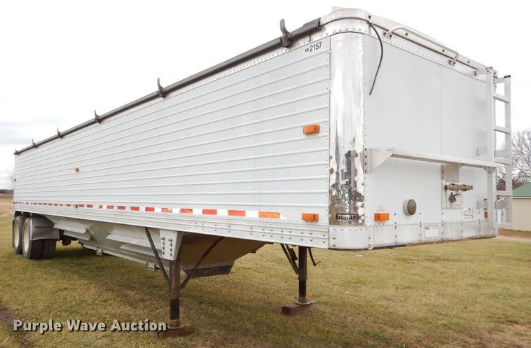 image for item DH4276 1994 Timpte double hopper bottom grain trailer