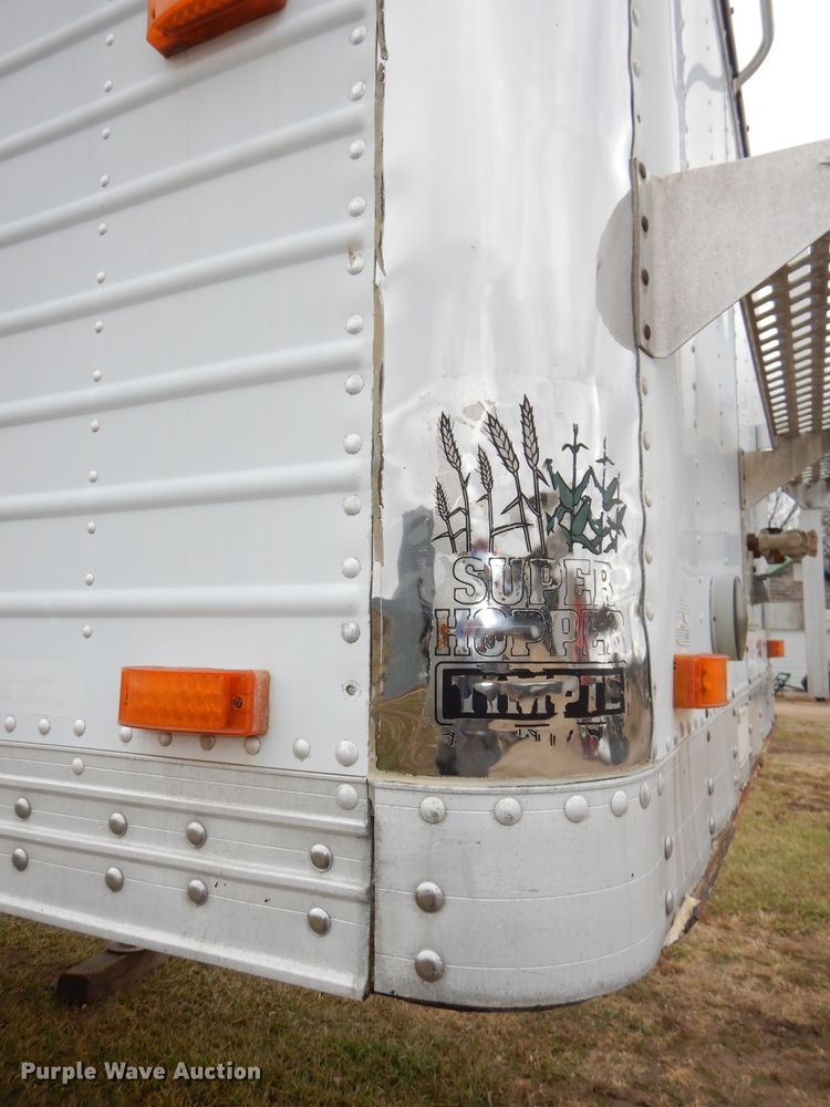 image for item DH4276 1994 Timpte double hopper bottom grain trailer