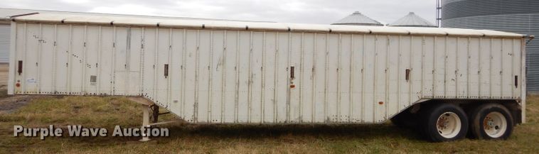 image for item DH4277 1974 Holden G40 double hopper bottom grain trailer