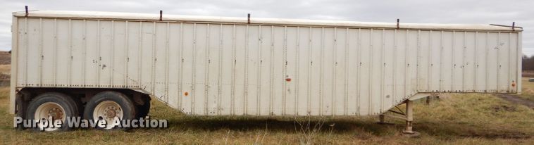 image for item DH4277 1974 Holden G40 double hopper bottom grain trailer