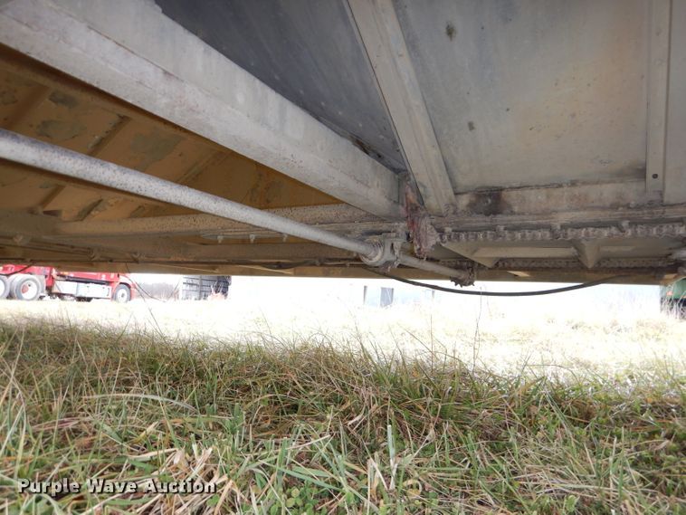 image for item DH4277 1974 Holden G40 double hopper bottom grain trailer