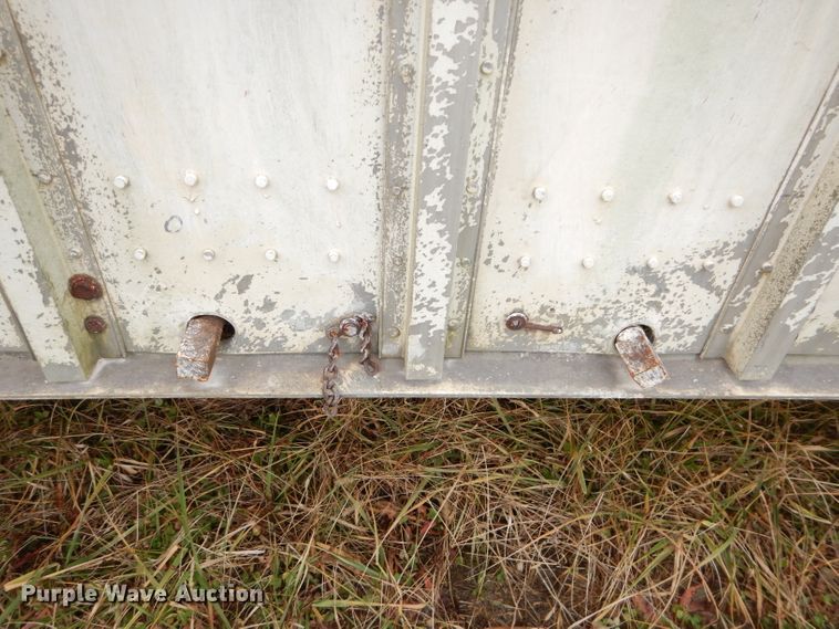 image for item DH4277 1974 Holden G40 double hopper bottom grain trailer