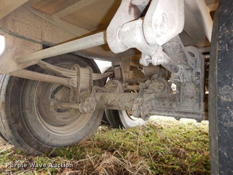 image for item DH4277 1974 Holden G40 double hopper bottom grain trailer