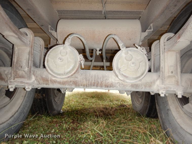 image for item DH4277 1974 Holden G40 double hopper bottom grain trailer