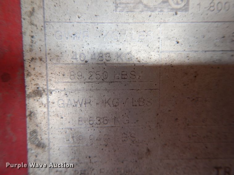 image for item DH4284 2004 Wilson Road Brute CF900 flatbed trailer