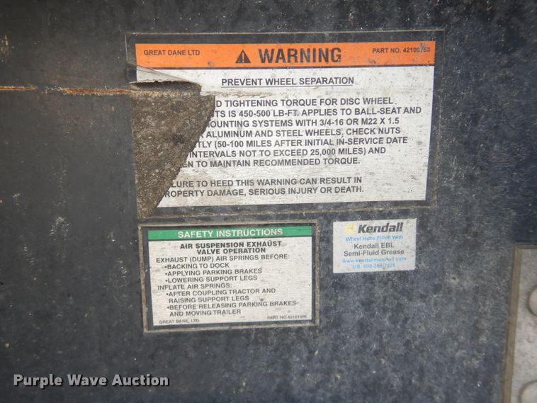 image for item DH4286 2014 Great Dane FLP-0024-00048 flatbed trailer