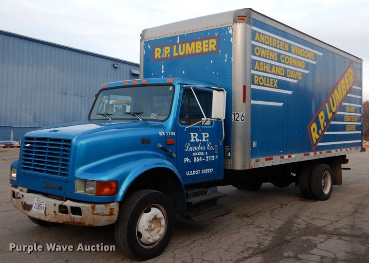 image for item DH5017 1998 International 4700 box truck