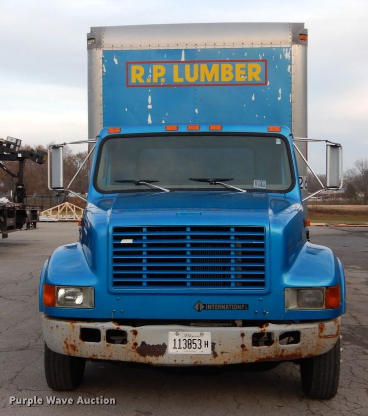 image for item DH5017 1998 International 4700 box truck