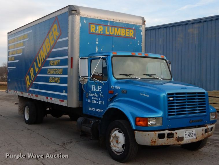 image for item DH5017 1998 International 4700 box truck
