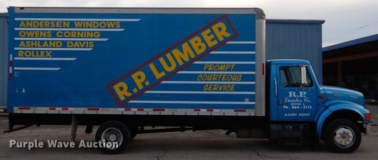 image for item DH5017 1998 International 4700 box truck