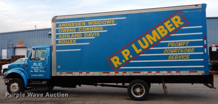 image for item DH5017 1998 International 4700 box truck