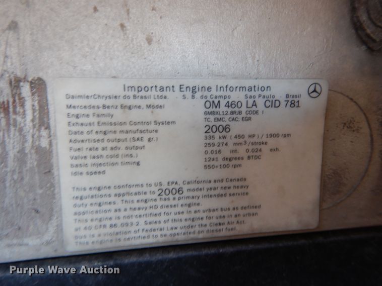 image for item DH5033 2007 Sterling A-Line semi truck