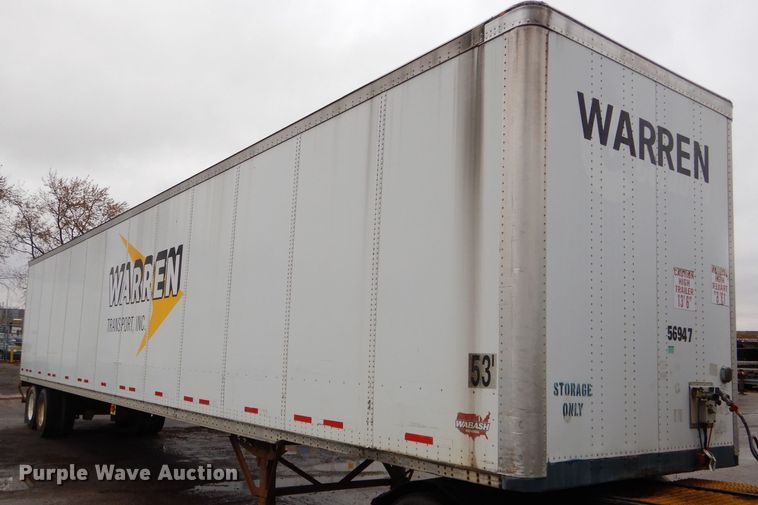 image for item DH6860 2005 Wabash dry van trailer