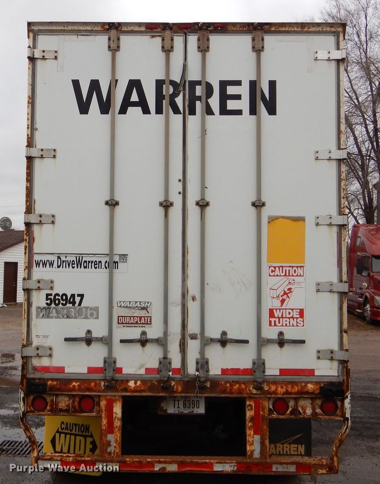image for item DH6860 2005 Wabash dry van trailer