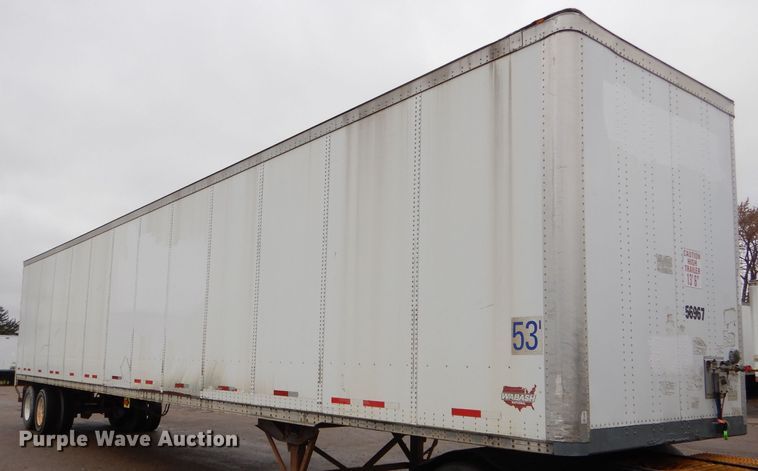 image for item DH6862 2005 Wabash dry van trailer