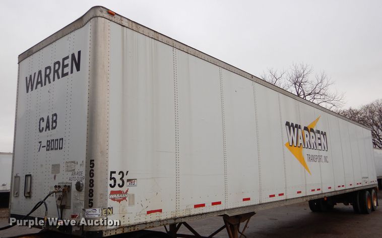 image for item DH6865 2005 Wabash dry van trailer